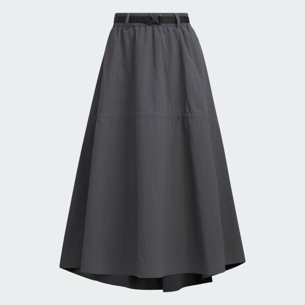 グレー Luxflow ルーズフィット ストレッチウーブンスカート