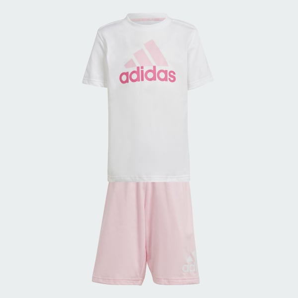 Conjunto Polera y Shorts Essentials Blanco adidas adidas Chile