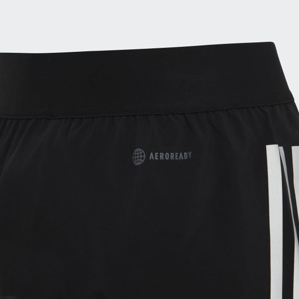 Sort Two-in-One AEROREADY Woven løbeshorts