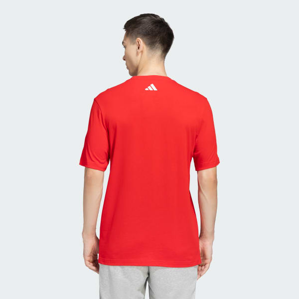 Red Graphics Cotton Tee