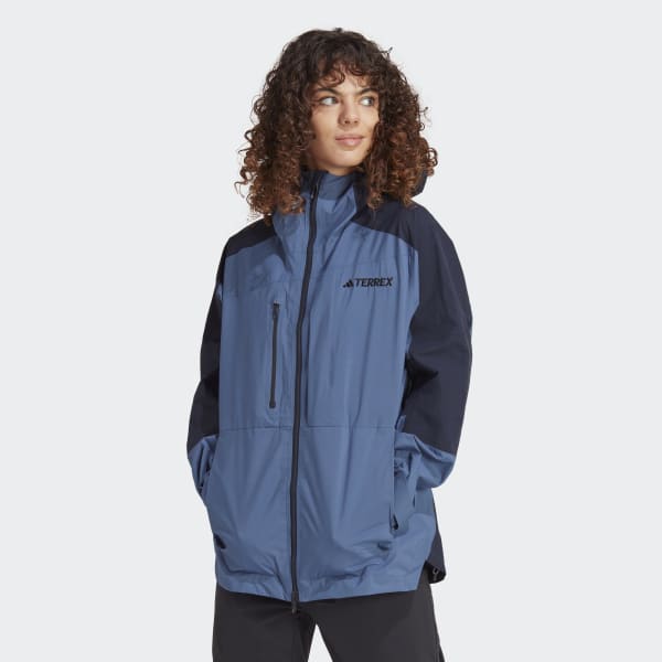 adidas TERREX Xploric RAIN.RDY Hiking Jacket - Blue | Women's Hiking ...