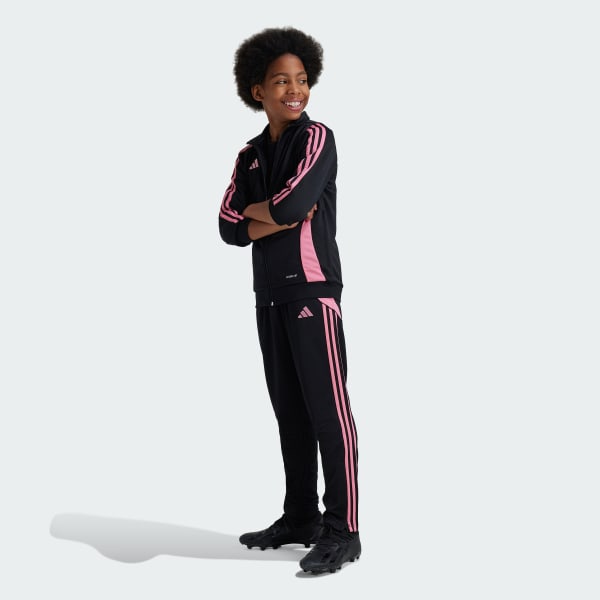 Black Tiro 24 Training Pants Kids