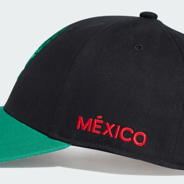 Black Mexico 26 Baseball Cap With Eagle