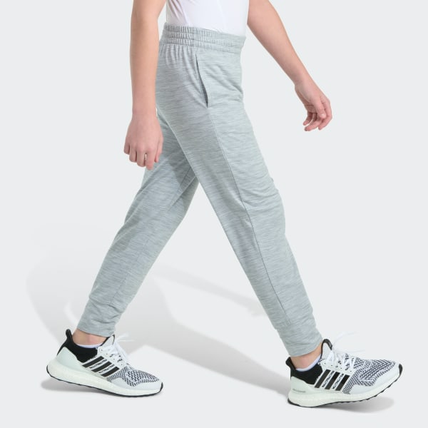Grey Elastic Waistband All Sport Poly Mélange Jogger


