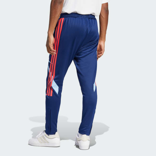 Adidas joggers red white and blue sales