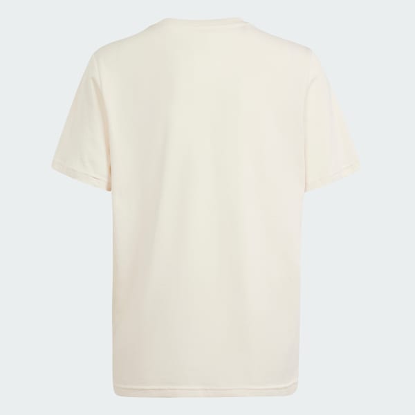 Hvit Summer Allover Print T-skjorte