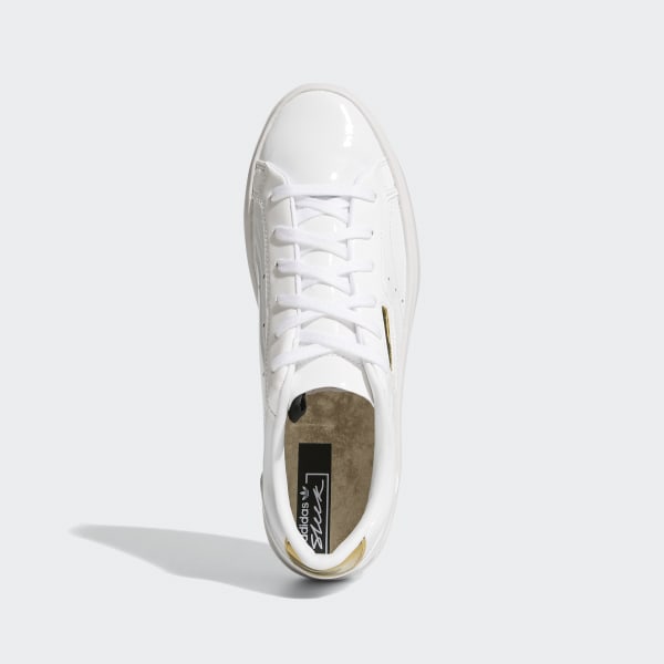 adidas sleek white diva gold