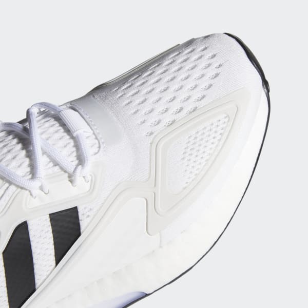 White ZX 2K Boost Shoes LSQ07