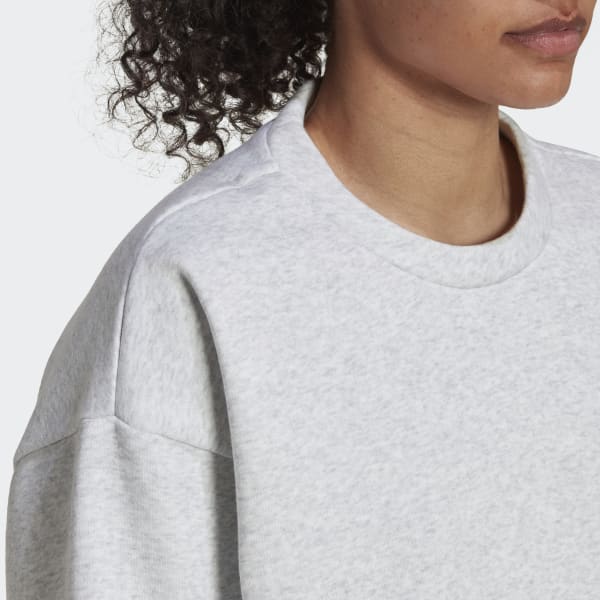 Women's Loose-Fit Fitness Sweatshirt 120 - Grey - Decathlon