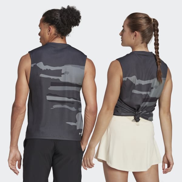 sedá Tričko Tennis New York Sleeveless (unisex) I7803