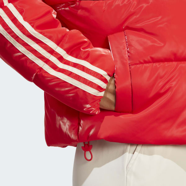 adidas Ski Chic Puffer Jacket Red | Women's Lifestyle US