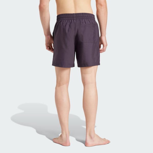 Purple Adicolor Essentials Solid Swim Shorts