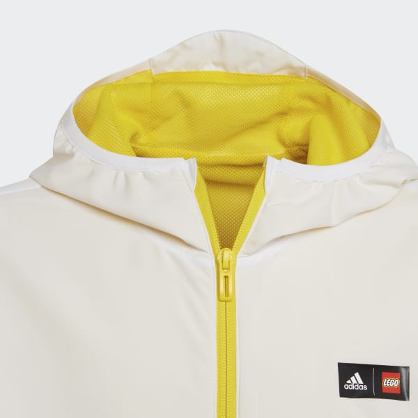 Bialy adidas x LEGO® Play Windbreaker
