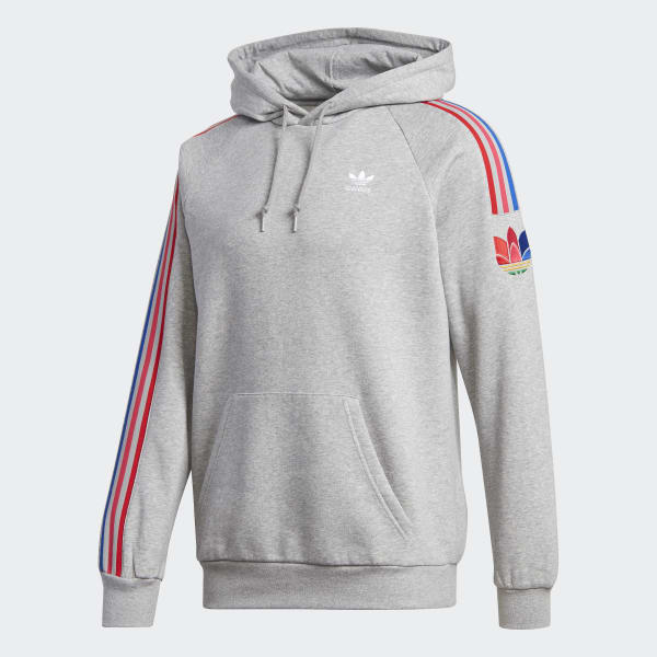 adidas Adicolor 3D Trefoil 3 Stripes Hettegenser Grå adidas 3 Stripes hettegenser Grønn | adidas Norway