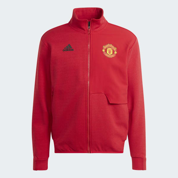 Adidas originals stadium cheap coat in red