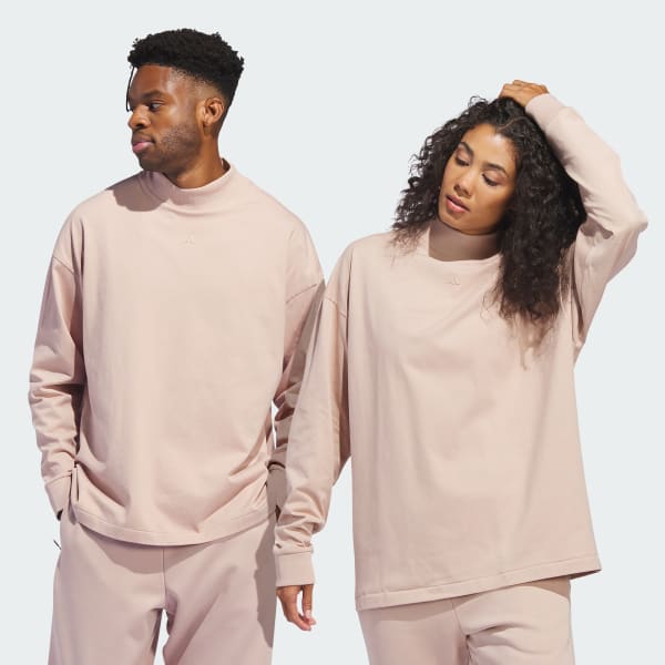 Beige Polo Basketball Manga Larga (Unisex)