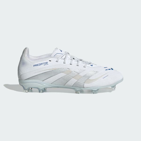 Vit Predator Elite Firm Ground Fotbollsskor