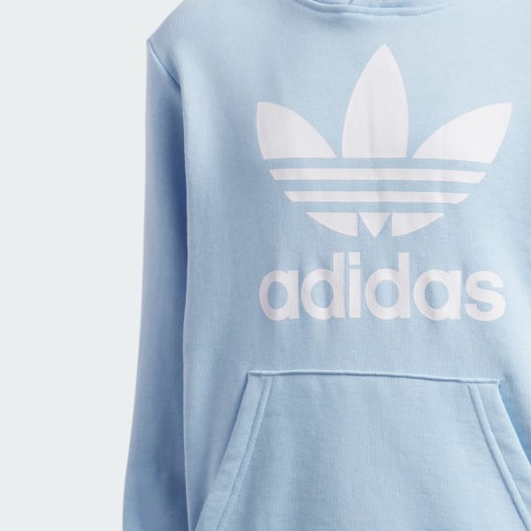 Blau Trefoil Hoodie