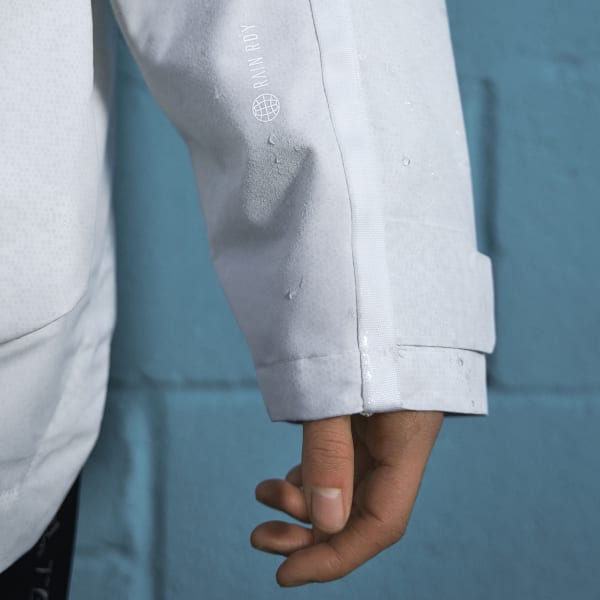 adidas TERREX XPLORIC RAIN.RDY CITY JACKET - White | Free