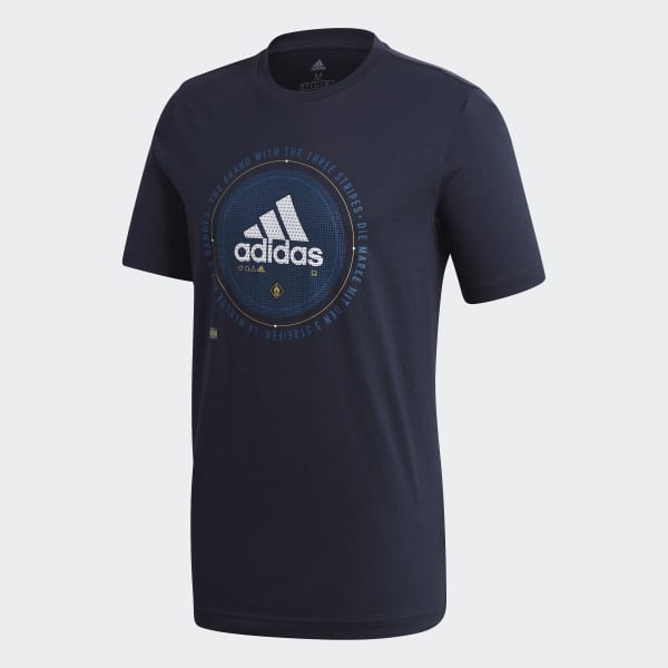 adidas Athletics Graphic T Shirt Blue adidas Vietnam