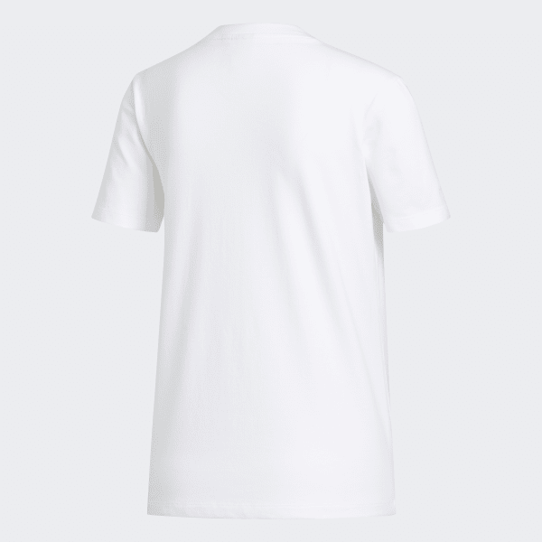 Blanco Polera Trefoil