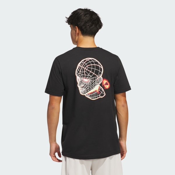 Negro Polo Mind Trips Estampado