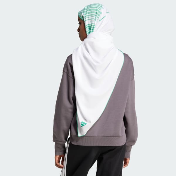 White Emerging Harmony Head Scarf