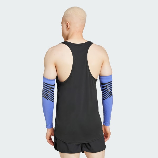 modrá Rukávy Adizero Control Running