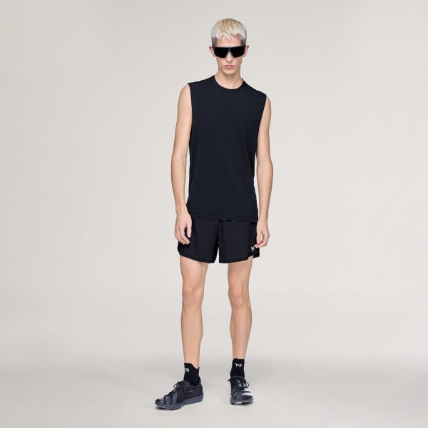 zwart Y-3 HARDLOOPTANKTOP