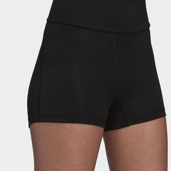 adidas Yoga Essentials High-Waisted Short Leggings - Black