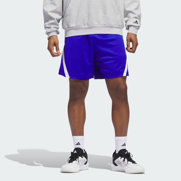 Azul Shorts Malha Elástica adidas Select