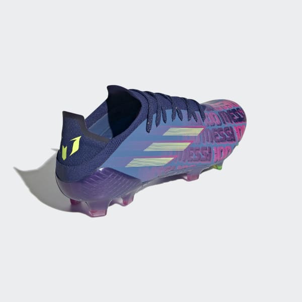Azul Zapatos de Fútbol X Speedflow.1 Messi Terreno Firme LET31