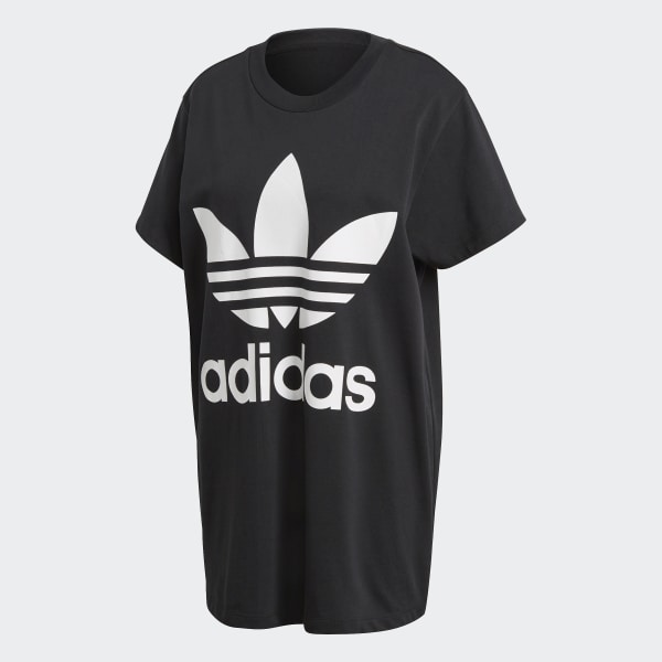 adidas Футболка Trefoil Oversize - черный | adidas Россия