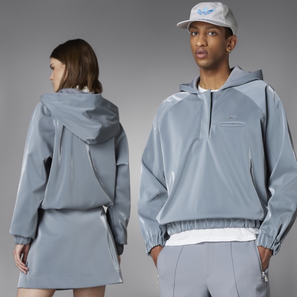 Blue Version High Hoodie (Gender Neutral) - Grey | adidas