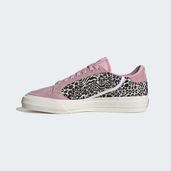 adidas continental vulc leopard