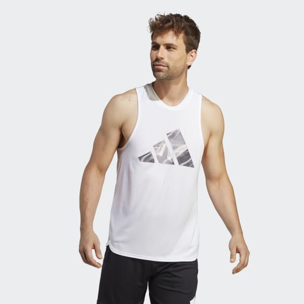 White Designed for Movement HIIT Training Tank Top