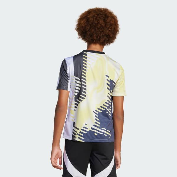 Geel Juventus 24/25 Pre-Match Voetbalshirt Kids