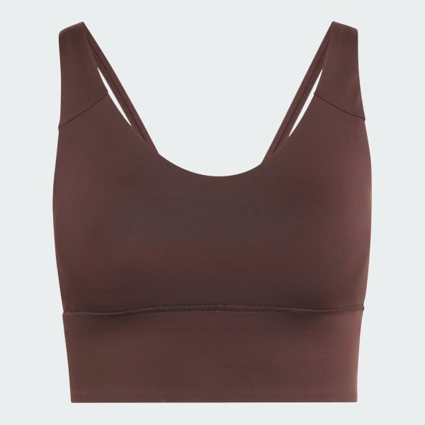 Marron Brassière maintien léger 3 bandes Studio All Me