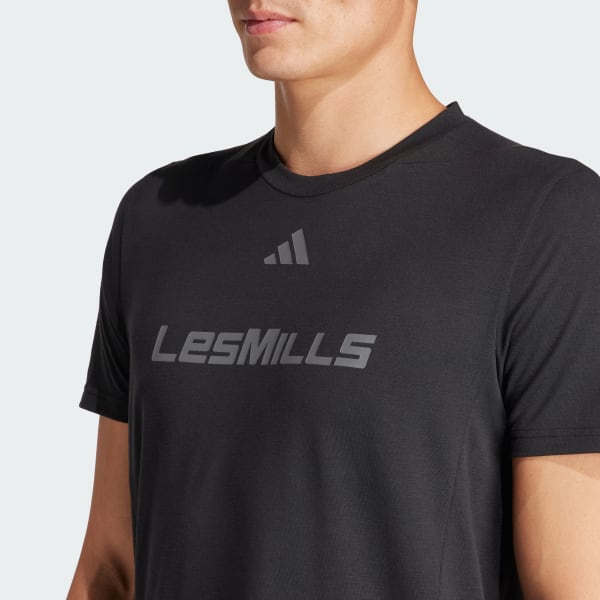 アディダス Les Mills グラフィック 半袖Tシャツ - ブラック