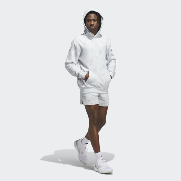 adidas Mahomes French Too Cold Terry Hoodie - Grey | Free Shipping