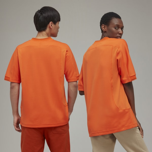 oranzová Y-3 Football T-Shirt LOM92