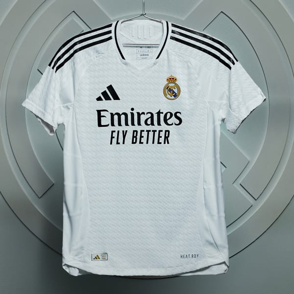 Branco Camisola Principal Oficial 24/25 do Real Madrid