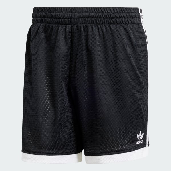 Sort Mock Eyelet shorts