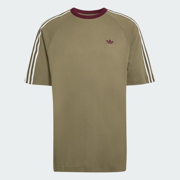 Grun KURZÄRMLIGES BRITCORE RINGER-T-SHIRT