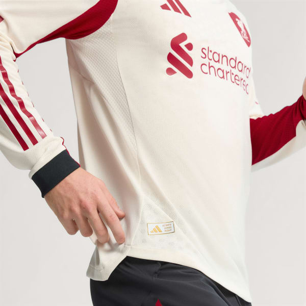 Liverpool FC adidas 25/26 アウェイ長袖 正規品 XL adidas Liverpool FC 25/26 Long Sleeve Away Authentic Jersey