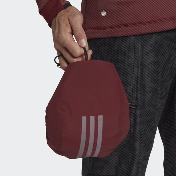 Bordowy Terrex Techrock Primeknit RAIN.RDY Anorak