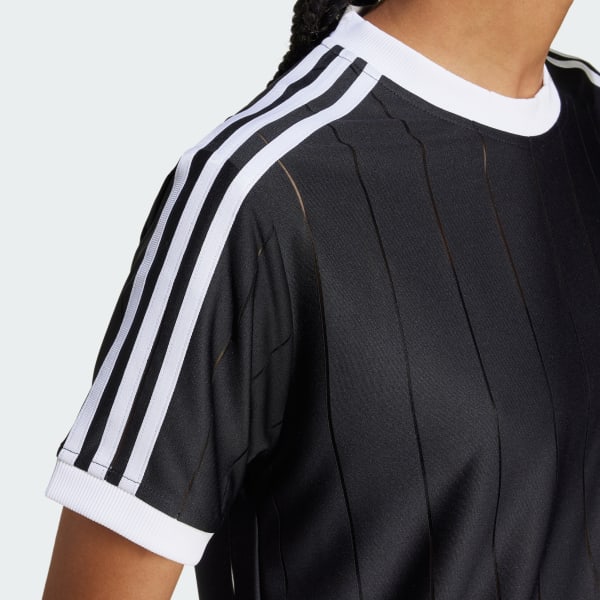 T shirt adicolor 3 Stripes Pinstripe Nero adidas adidas Italia