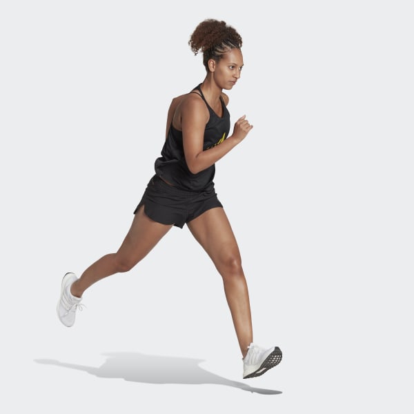 Zwart Run Fast Running Graphic Tanktop LNM51