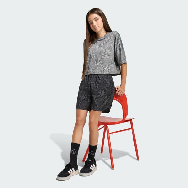 Svart FUTURE ICONS SHORTS MED HELTÄCKANDE GRAFIK