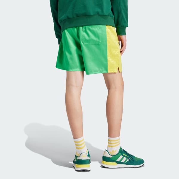 Green Q2 Monogram Shorts